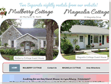 Tablet Screenshot of mulberrycottagetn.com